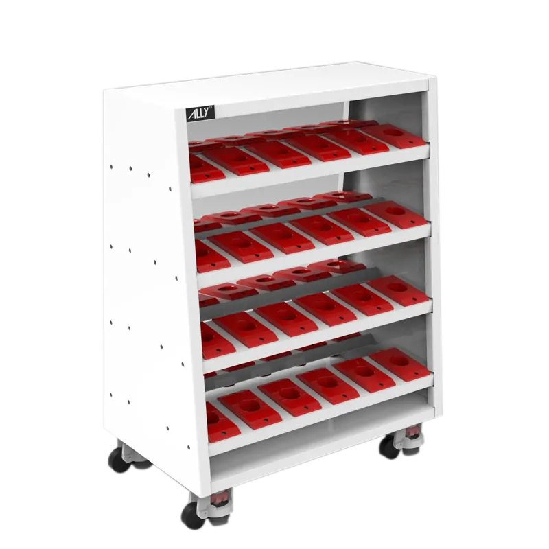 Kệ đựng dao tiện CNC có bánh xe QT-KDD02