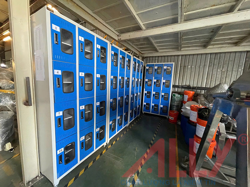 Alternative view of Tủ để nón giày bảo hộ lao động ALLY QT-LD03